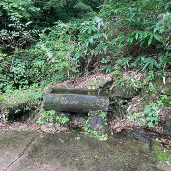 萬岳荘に着きました。
冷たい水💦