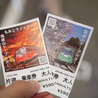 下りはケーブルカー😅