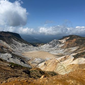 馬の背鞍部付近から見た沼の平