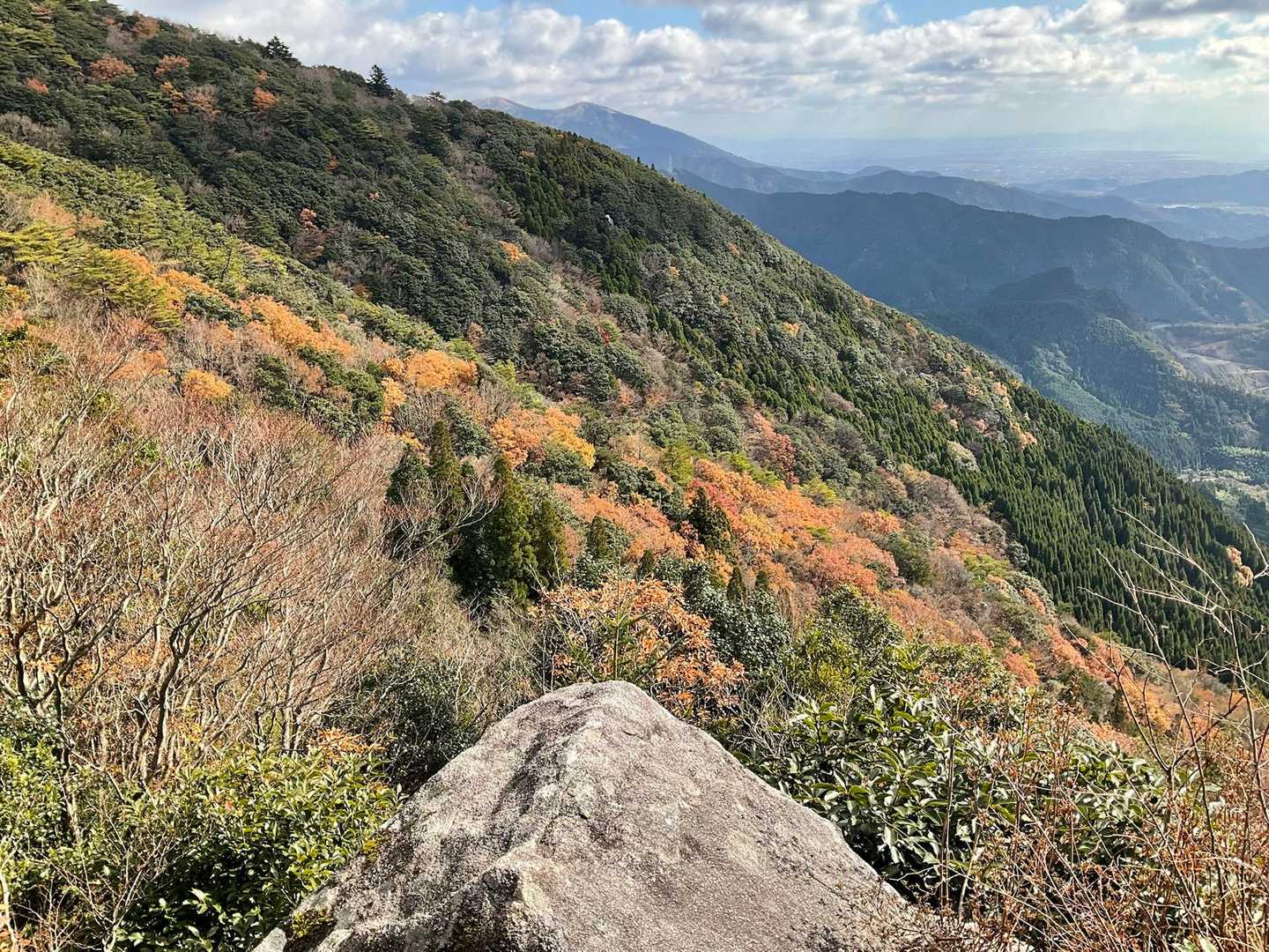 ここら辺でも山肌綺麗😍