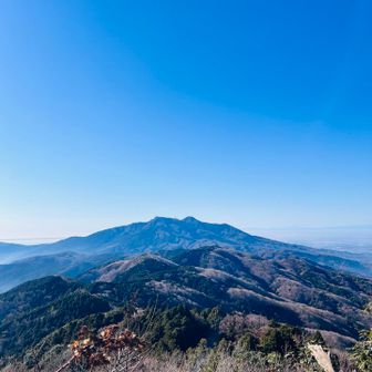 筑波山が見える