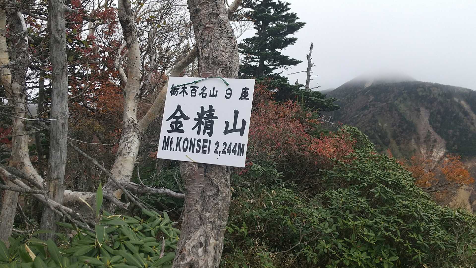 金精山山頂😊