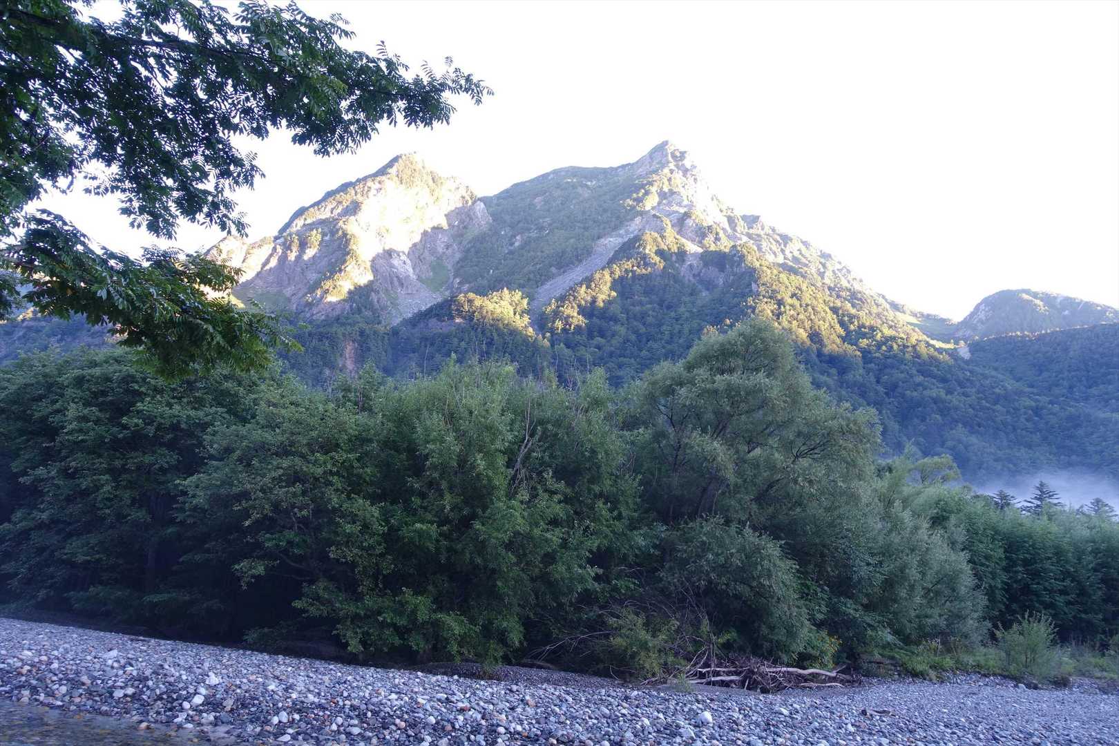 坊主岩小屋-赤沢岩小屋-槍見河原-小梨平-河童橋-上高地バ 縦走コースの写真