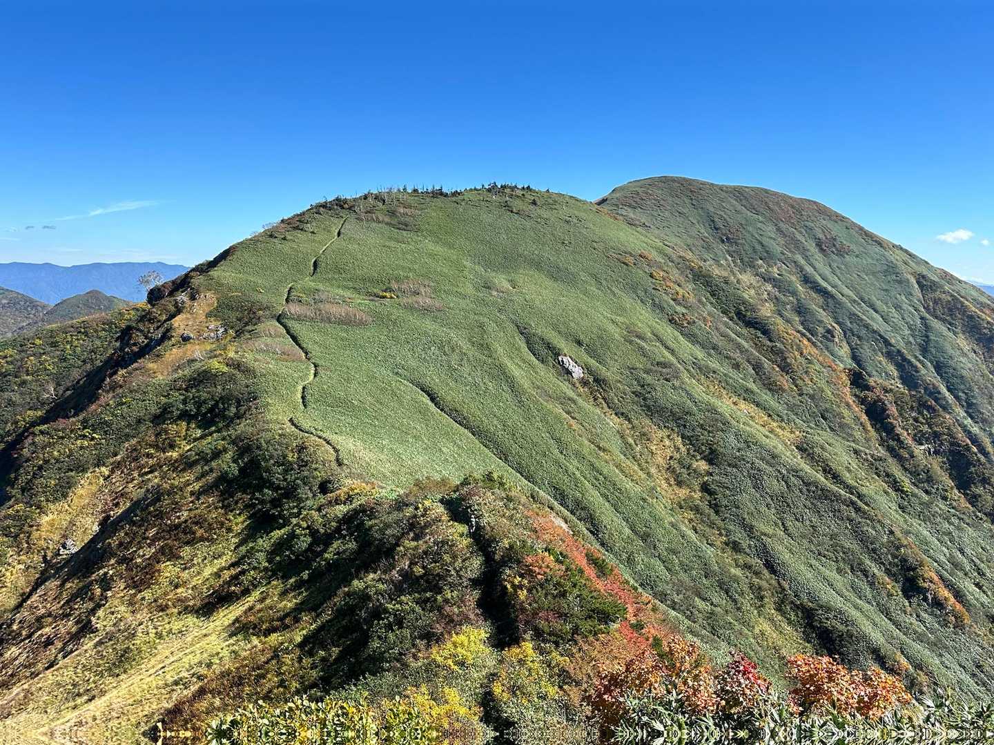 中ノ岳-小兎岳-兎岳-大水上山-丹後山-ジャコ平 周回コースの写真