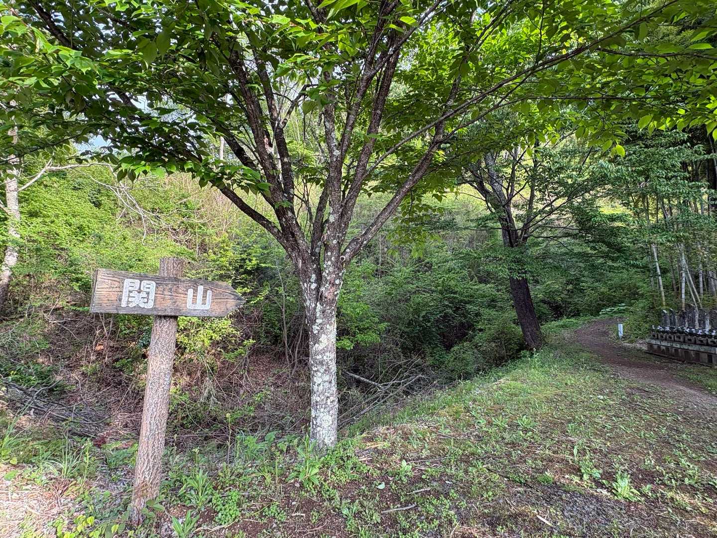 内松登山口横に 駐車スペースありました🙆‍♀️

コチラより 出発ﾃﾞｽ 🙌