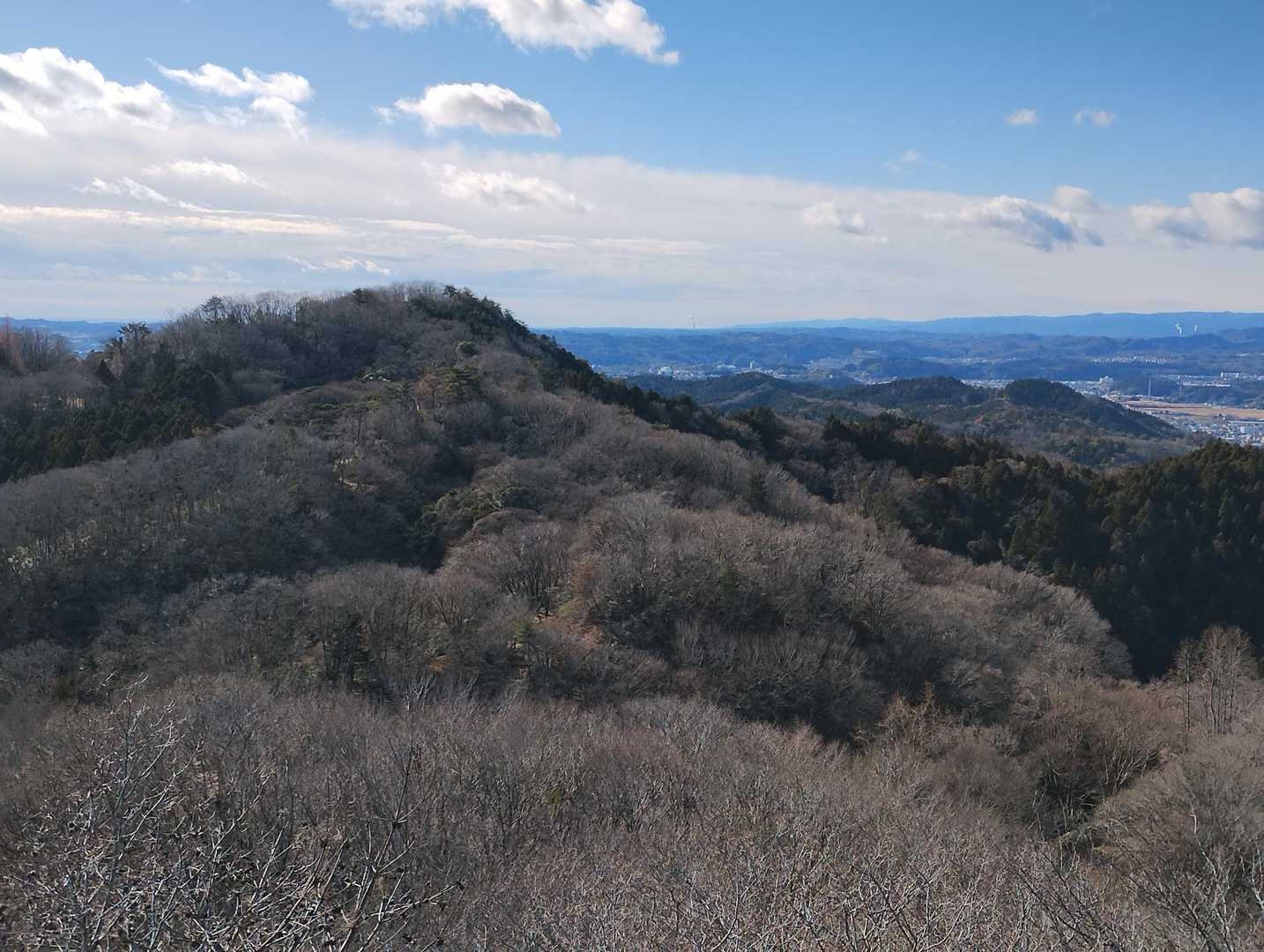 先程登った石森山😉