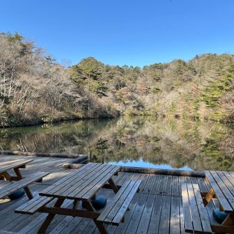 穂高湖とシェール槍