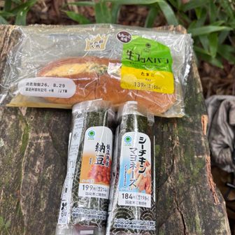 食べずにスタートしたので朝ごはん。
納豆巻きとシーチキンマヨネーズ巻き
納豆が好き過ぎて♡いつか縦走の山ごはんにも納豆パックを持って行っちゃいそう♡
たまごコッペパンは行動食にしよう。