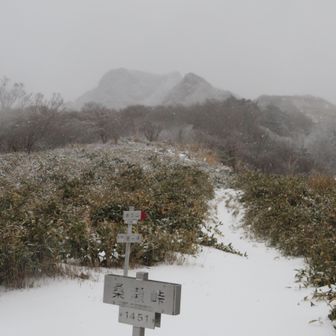 伊予富士と思ったけれど、爆風に晒される道が続くので、寒風山へ。