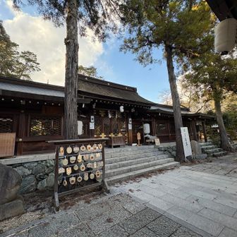 途中で神社⛩️に参拝。