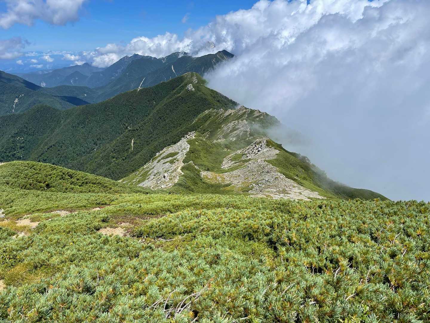 小太郎山への稜線
わぁ〜ここ、いつか歩いてみたい。
妄想開始😆