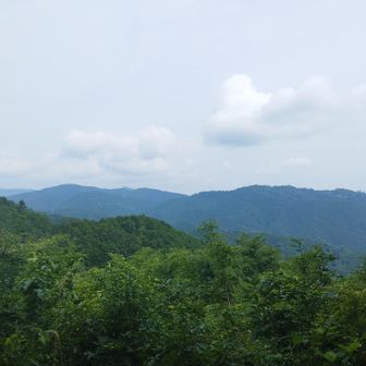 入沢山から高尾山方面