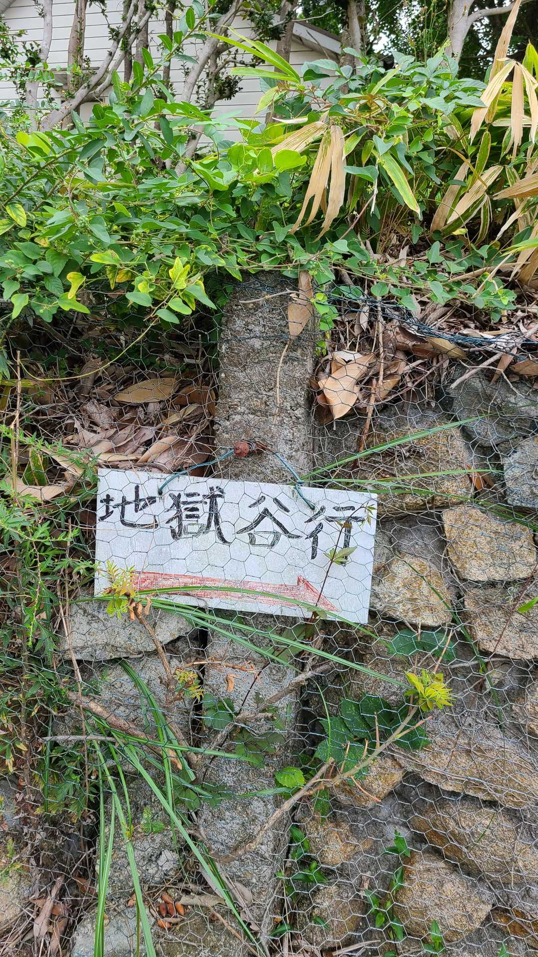 普通「地獄谷やじるし➡️」
やと思うねんけど…
地獄谷行➡️って～笑