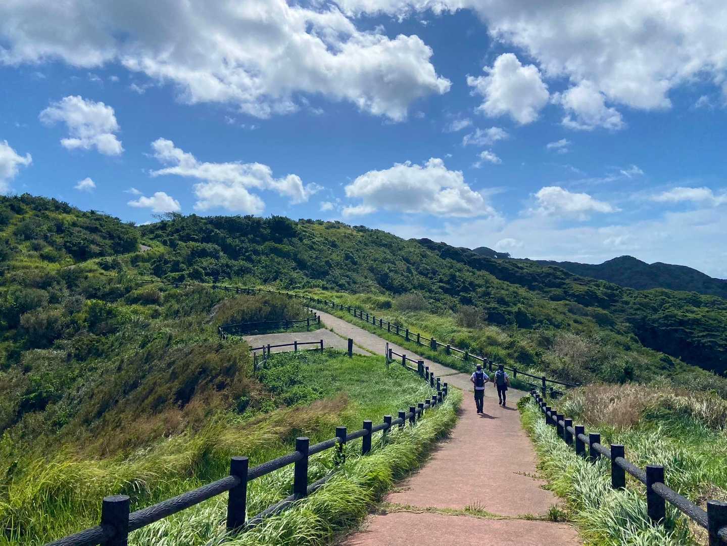 歩いてきた道を戻ります👣