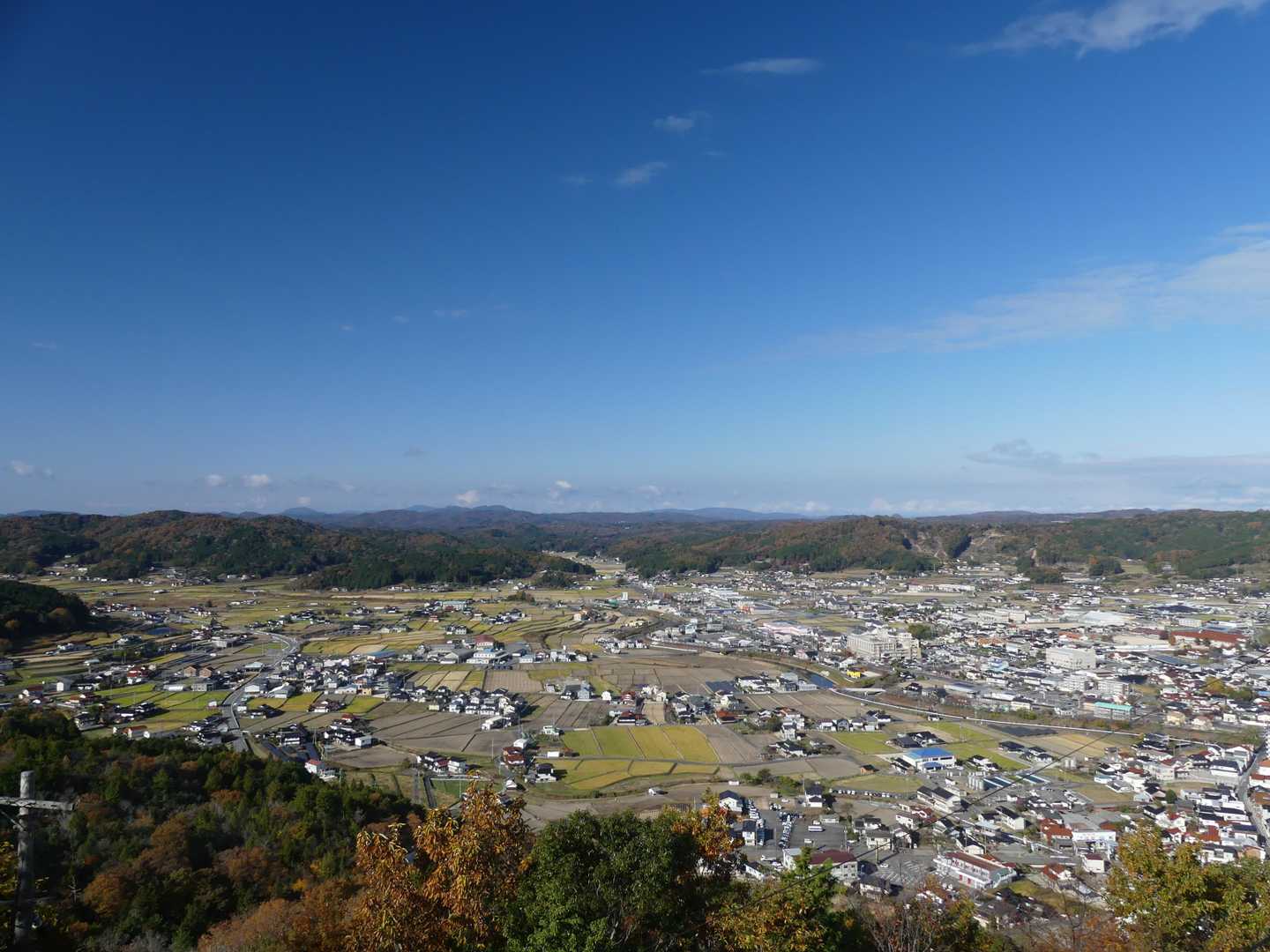 世羅の町並み