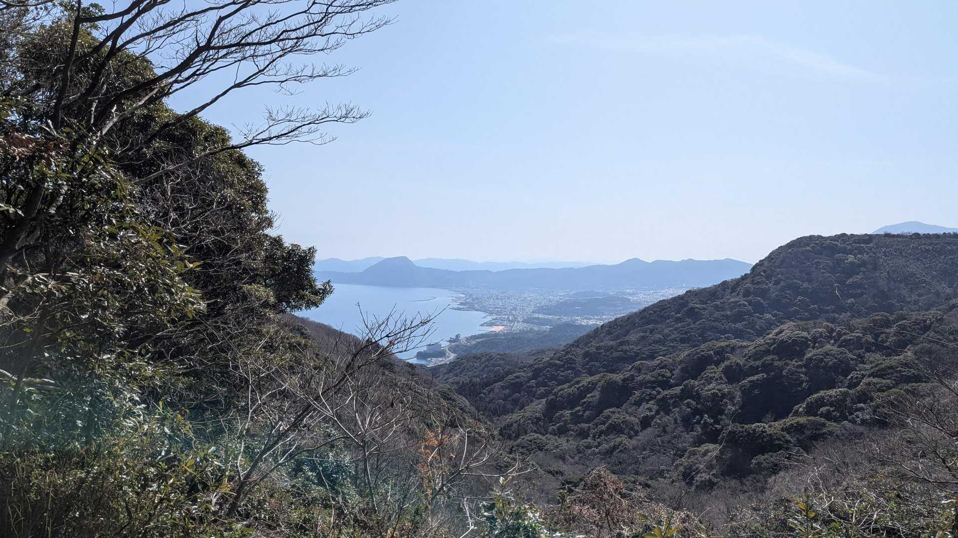 西鹿鳴越道登り口-石切り場跡-七つ石山 往復コースの写真