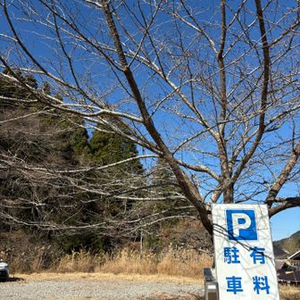 皆子山から車で約30分移動🚗 駐車場🅿️