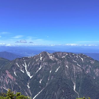 目の前に八海山　綺麗😍