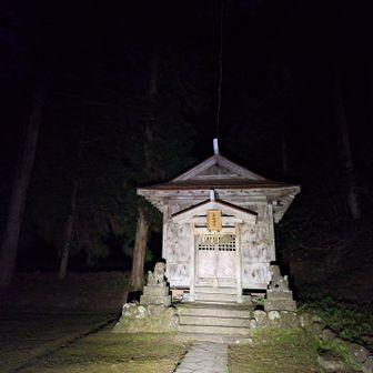 暗い暗い鳥坂神社