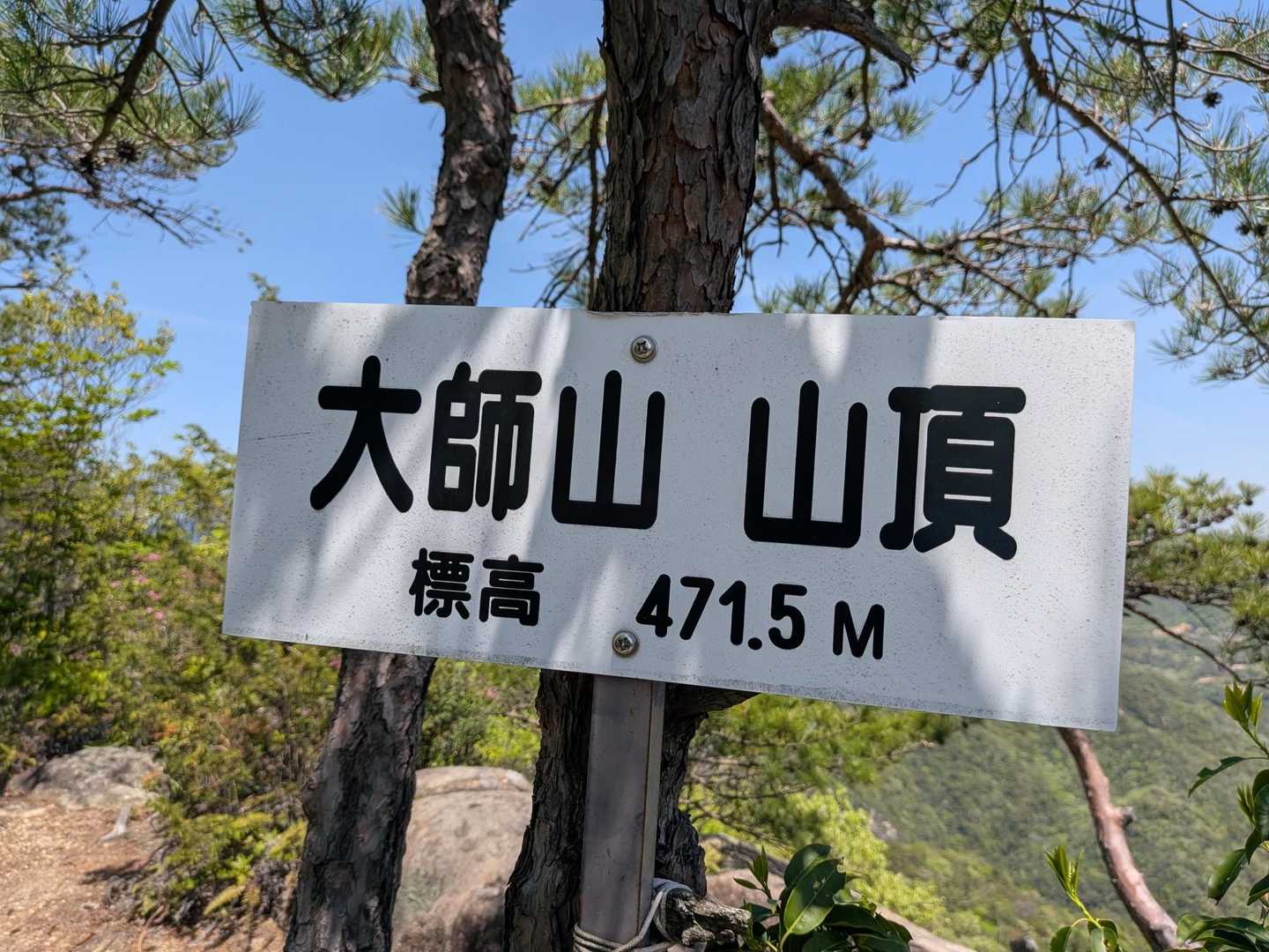 山頂〜