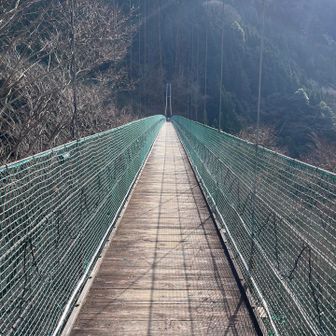 吊り橋みっけ！

ん？