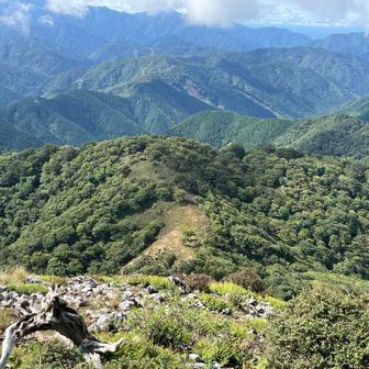 さっき行った土倉岳