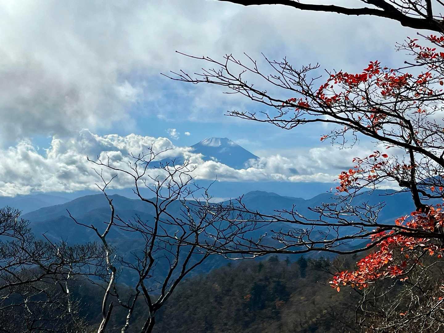 素晴らしい🗻✨

先週は雪なかったけど、今日は山頂辺りにうっすら雪も
