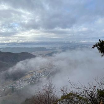 展望😅ガスが眺望邪魔してます