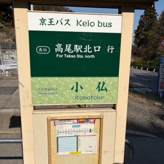 そして小仏バス停でゴールです。お疲れ山でした。
私にしては写真枚数少ないですね😆笑