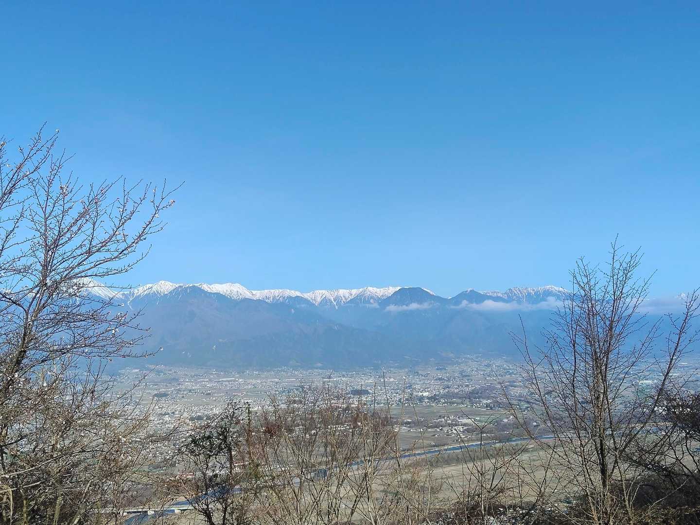 光城山登山口-光城山-烏帽子峰-長峰山 往復コースの写真
