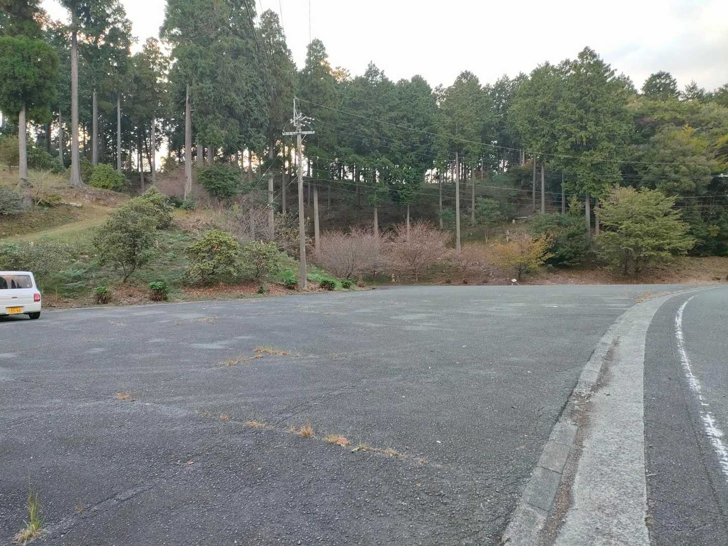 5時以降閉まるのかと思って、少し手前の駐車スペース😅
停め放題🤣