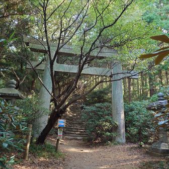 一の鳥居にて