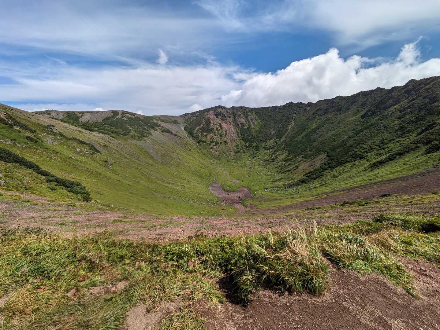 比羅夫登山口-羊蹄山-羊蹄山-真狩登山口 縦走コースの写真