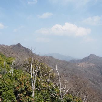 障子岳と古祖母山