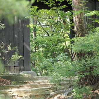 櫓門前に車を停めて陽泰寺側より周回