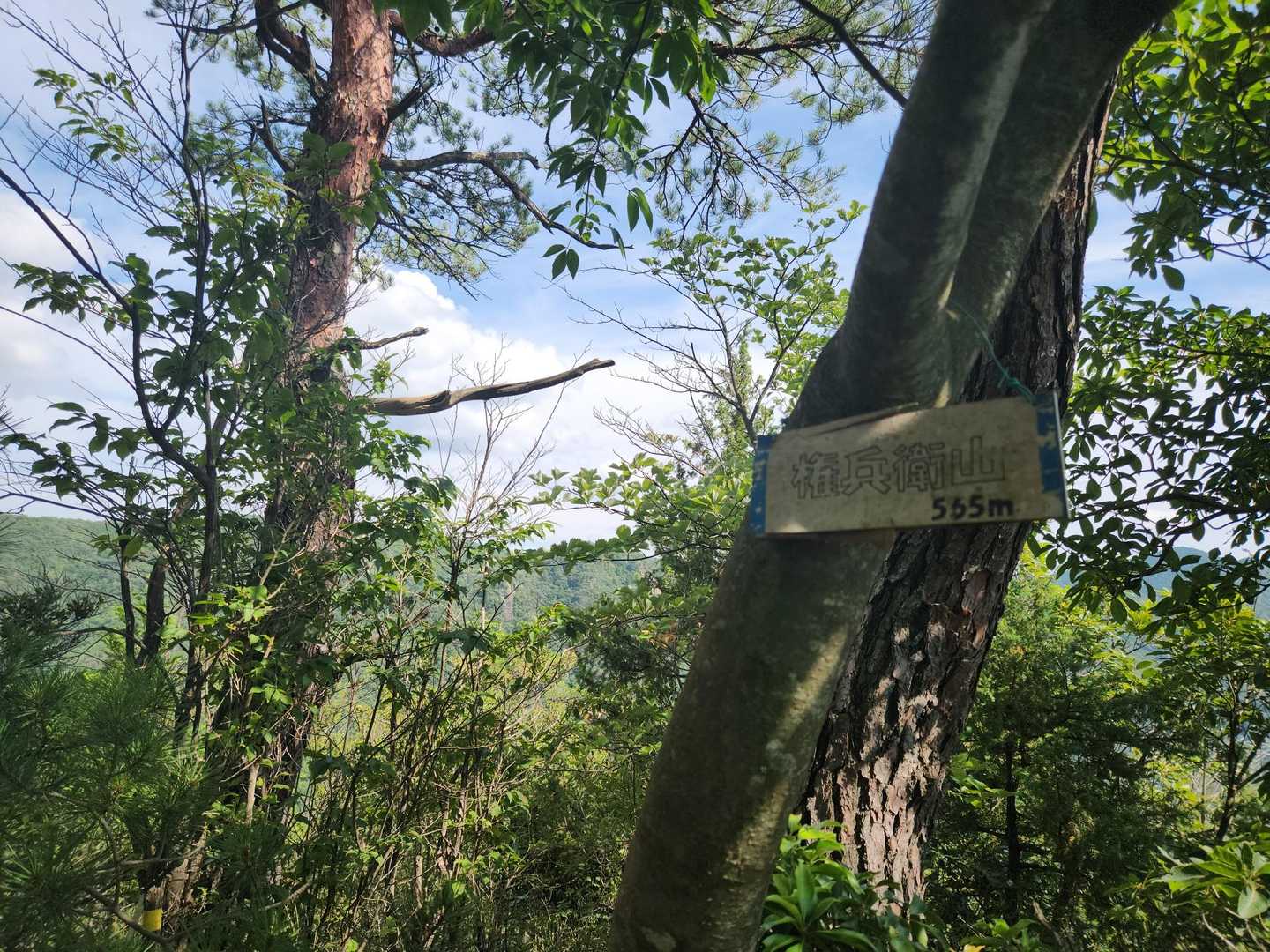 あと、少しだけど、もう飲み水はありません、下山します