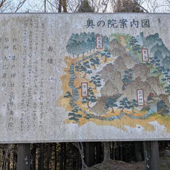 奥の院案内図