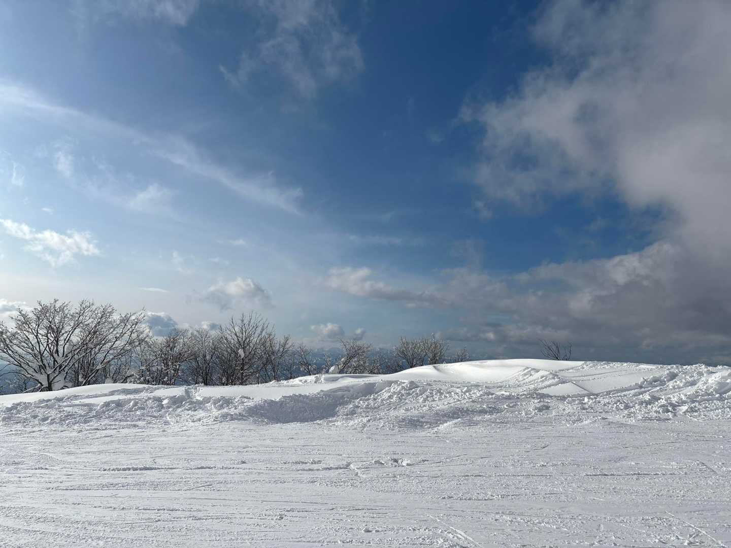 下山途中から青空が😍