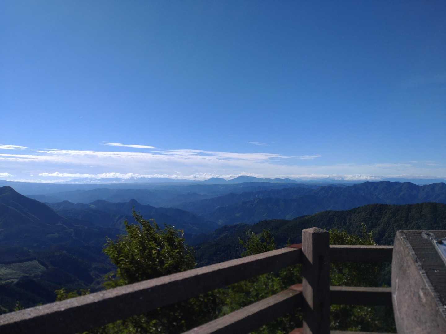 頂上からの眺望。