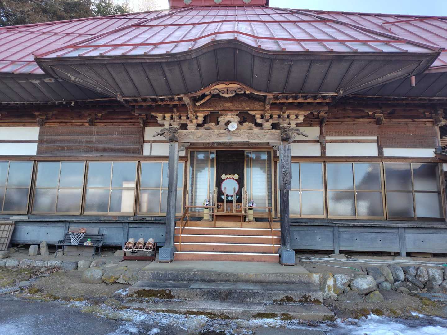 多福寺さんの横から登り始め