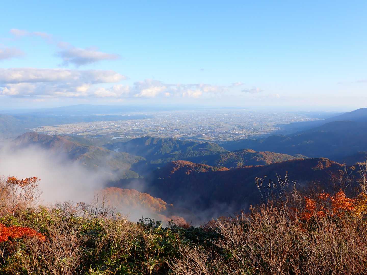 砺波平野一望