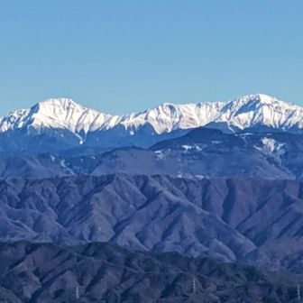 白根三山（北岳🏔️間ノ岳🏔️農鳥岳🏔️）アップでドーン👀
