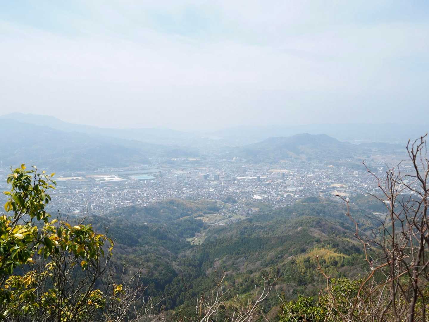 柳井駅-大師山-三ヶ岳-琴石山-柳井港駅 縦走コースの写真