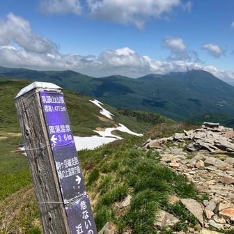 山頂ー🙌爆風です🌪️