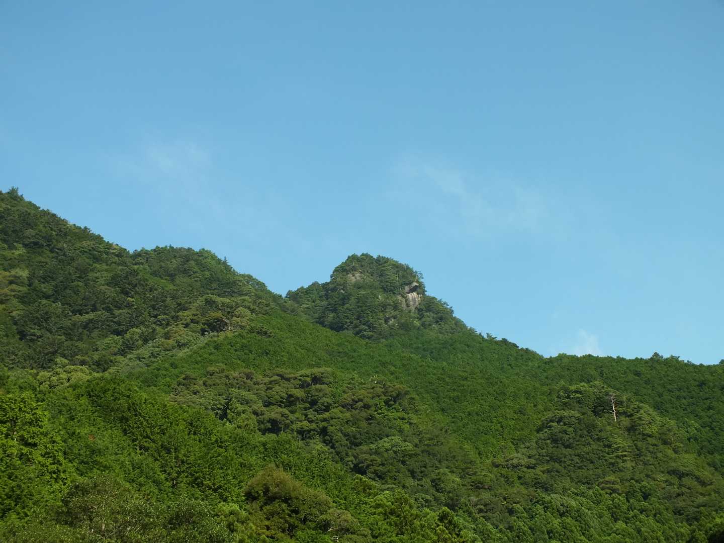 目指すは、あの岩山、百間山！