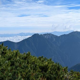鳳凰三山が低い😆