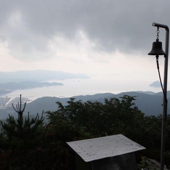 塔ノ尾到着前に雨がひどくなってきた…☔️
海を眺める余裕もなく…
