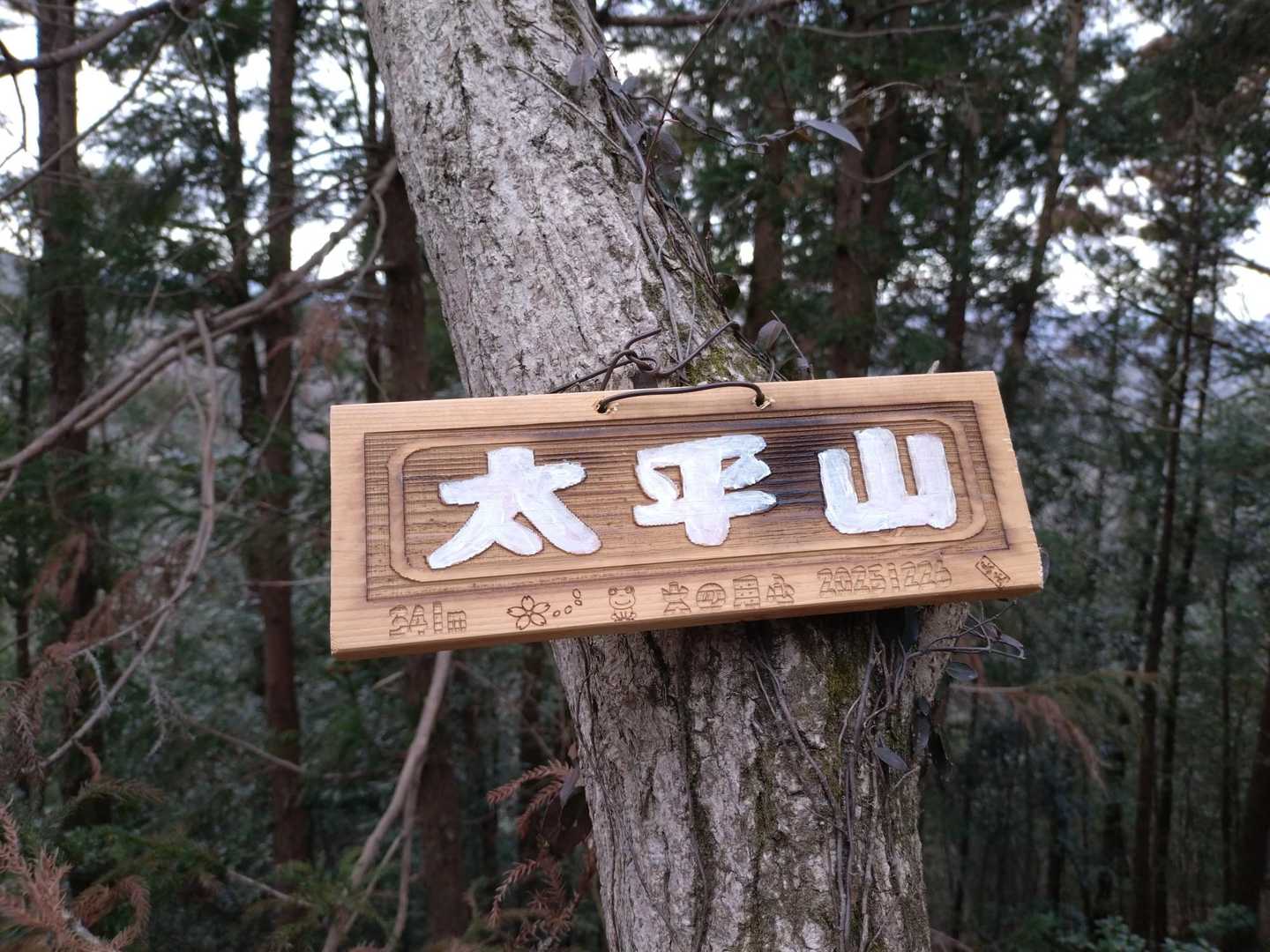 大平山山頂到着⛰️