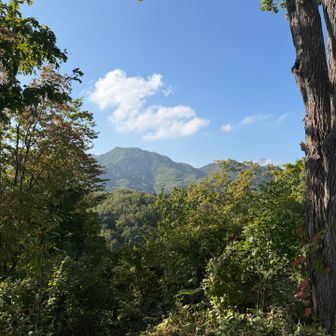 砥石山と三角山かな。