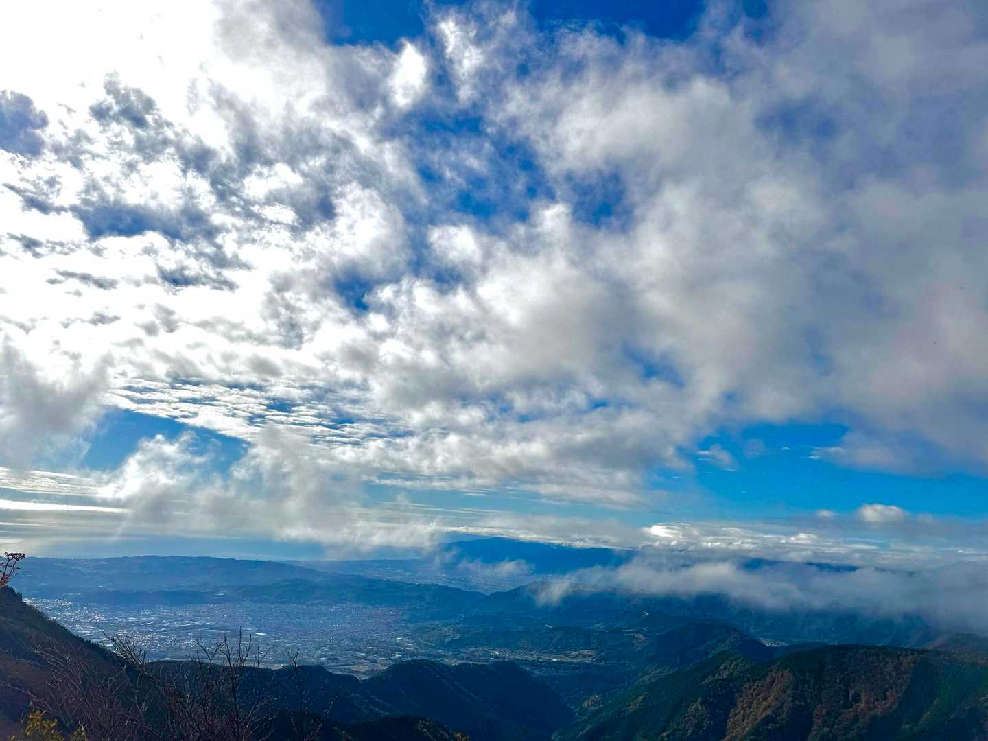 少し青空出てきたよ！